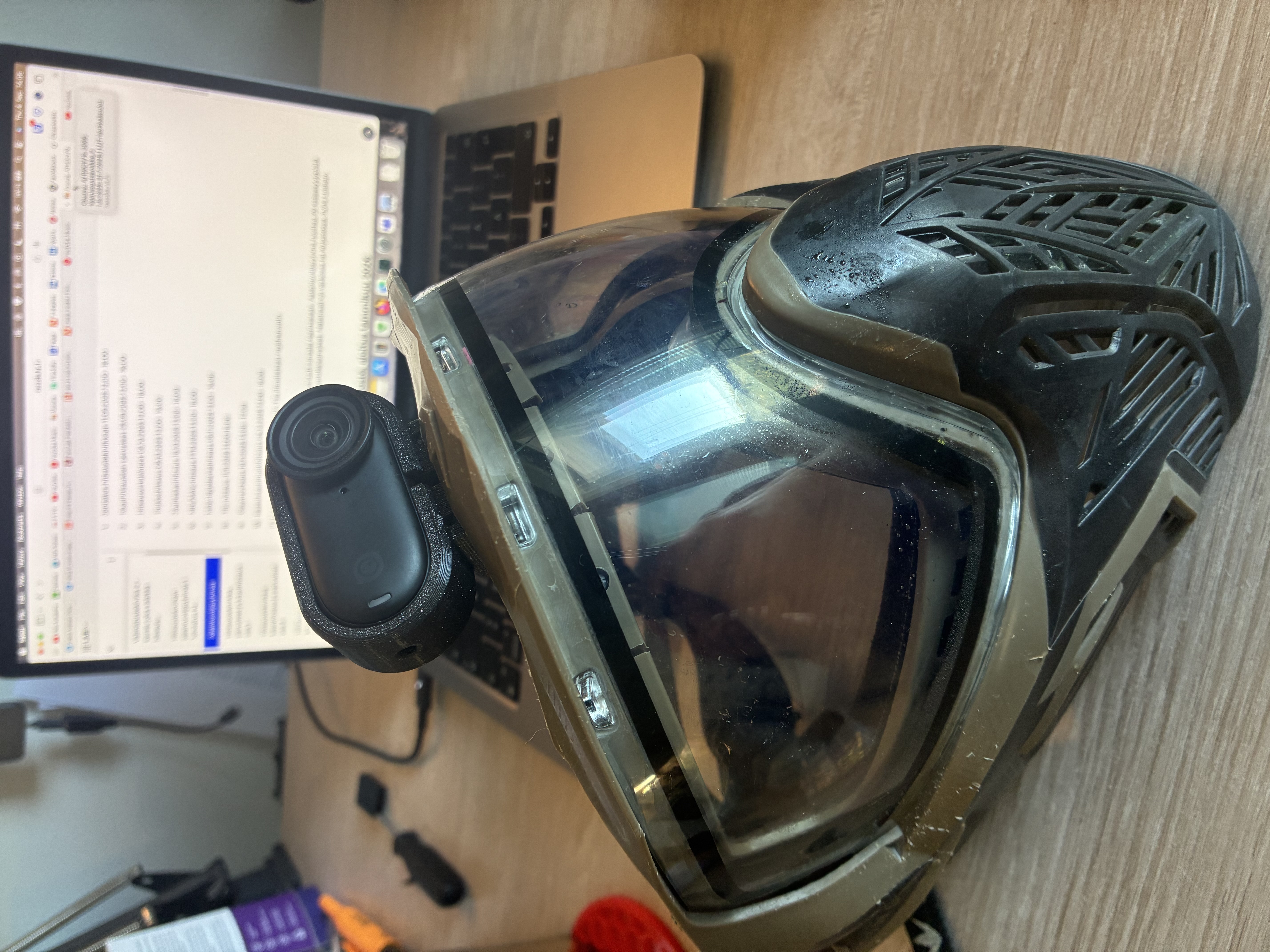 Insta360 GO 3S Paintball Mask Action Cam Mount