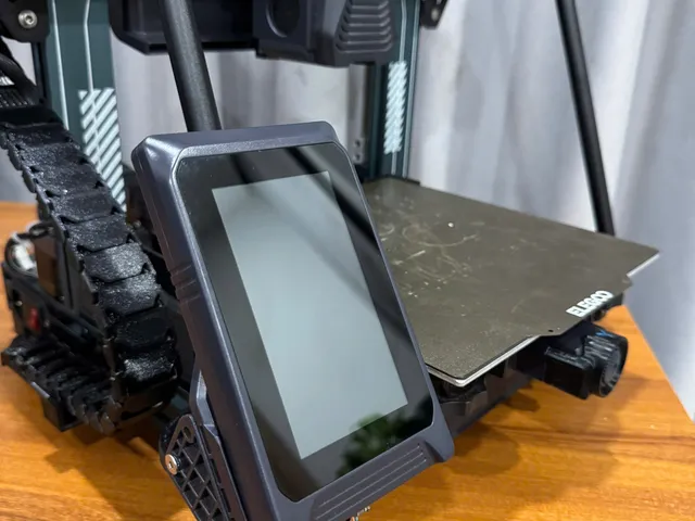 Neptune 4 Series Left Monitor Stand – V-Slot Mount with Hidden Cable and Freely Rotating Screen.