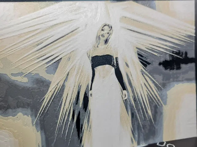 Angel Tattoo HueForge