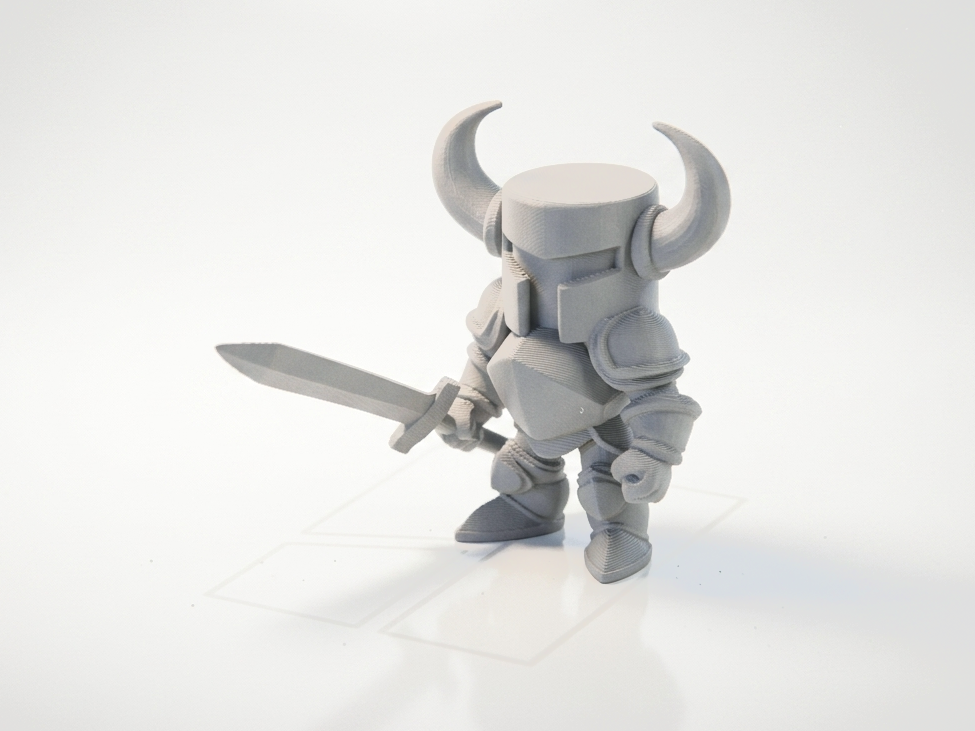 Chibi Knight Figurine Cute 3D Printable