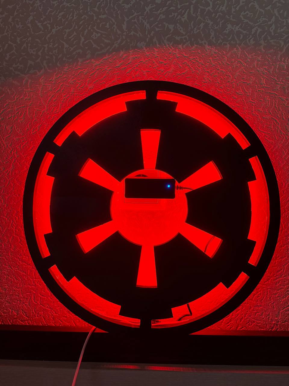 Star Wars Galactic Empire Logo with LED backlight