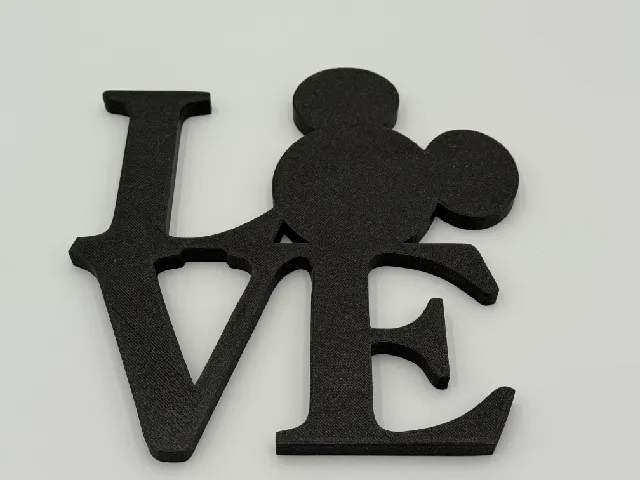 Mickey Mouse Love Sign