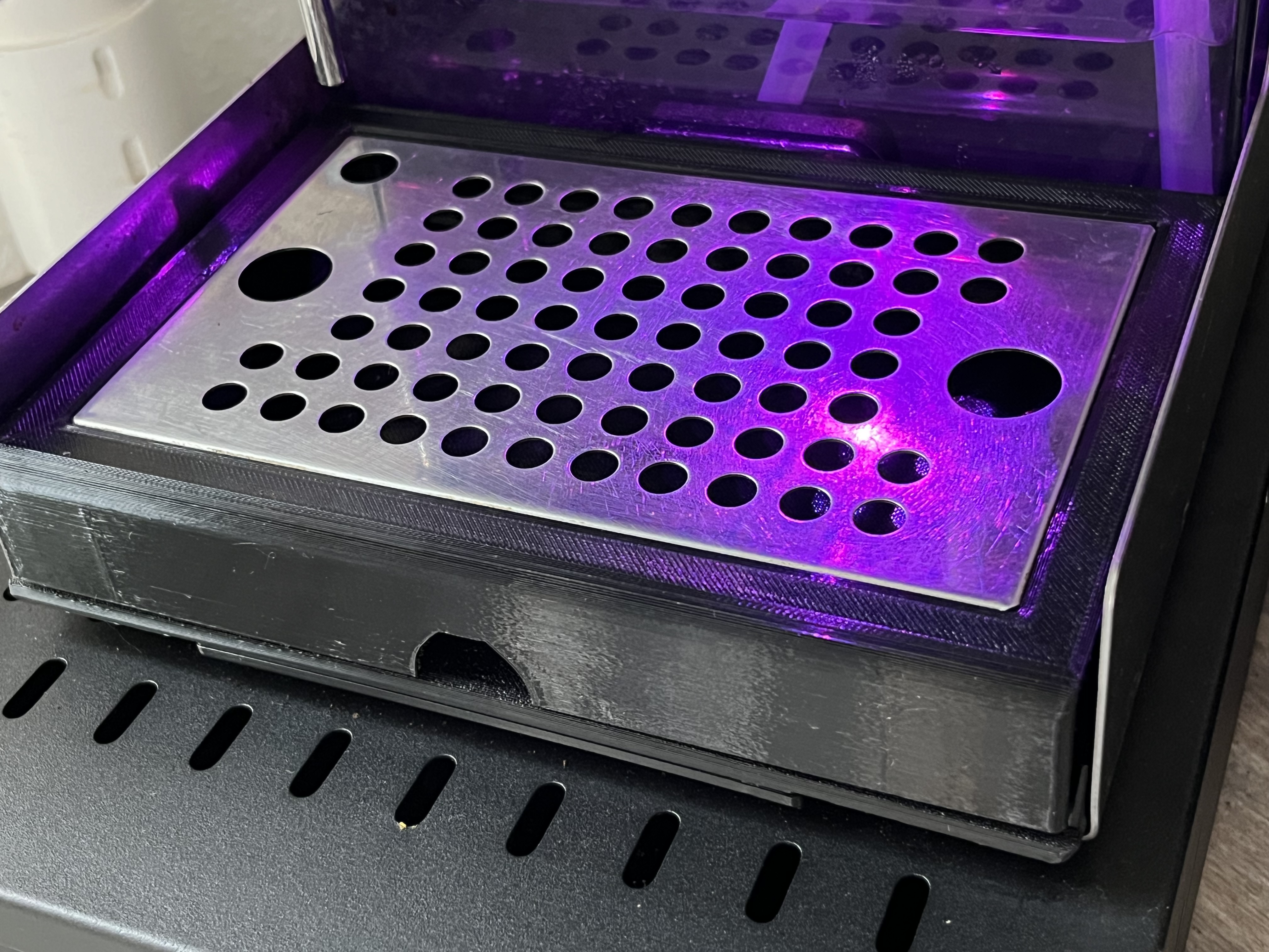 Gaggia Classic Low Profile 3D Print DripTray Bigger Magnets 3D model thumbnail