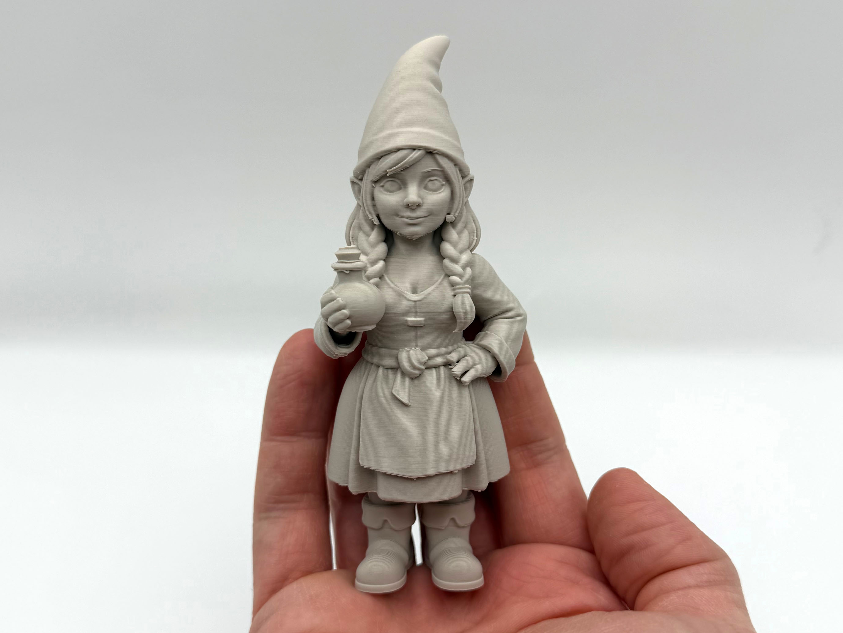 Female Gnome with Potion