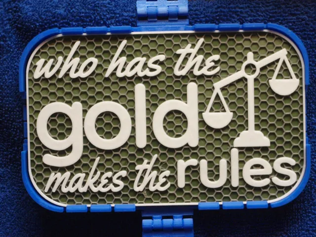 Gold Rules sign