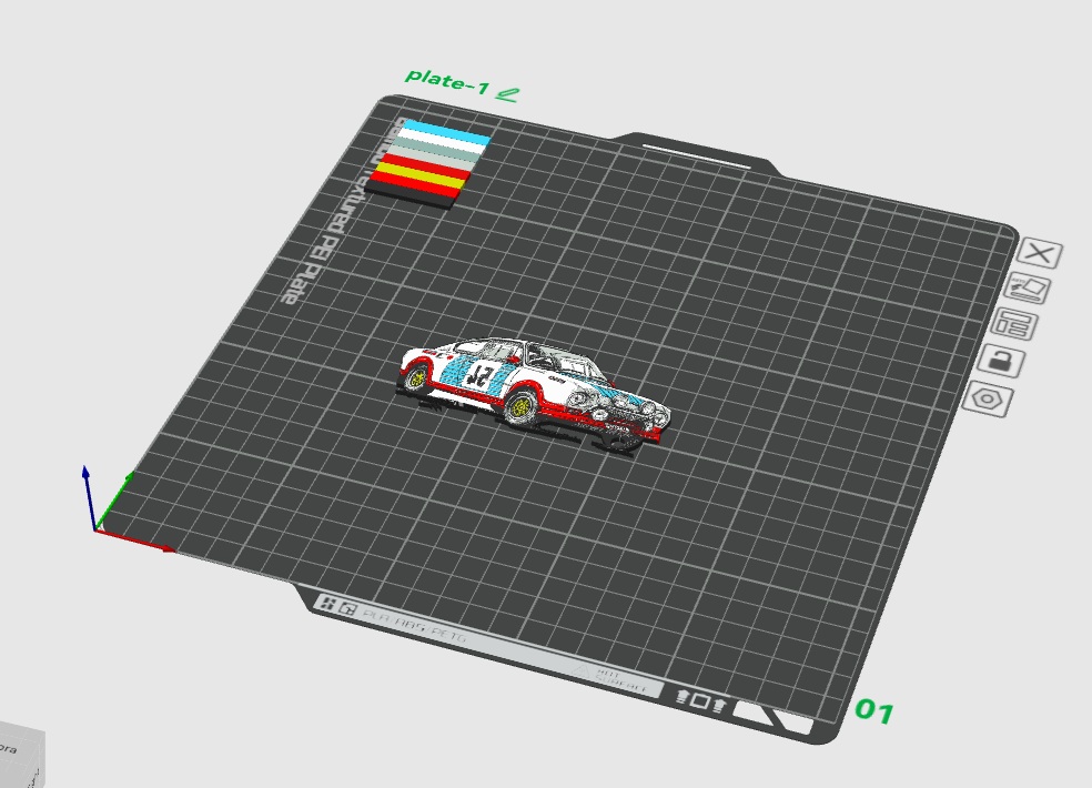 Škoda 100RS keychain přívěšek