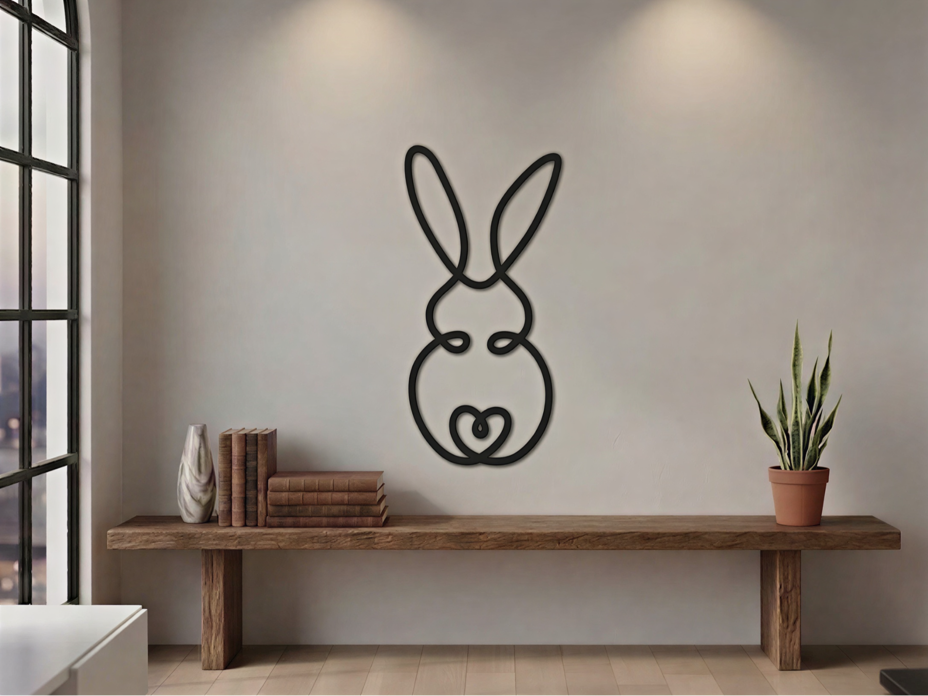 Bunny wall art