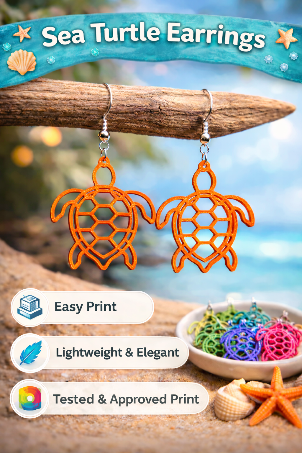 Earrings - 060 - Easy Print