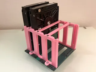 Toolless Drive Cage - 4x HDD (SATA Backplane)