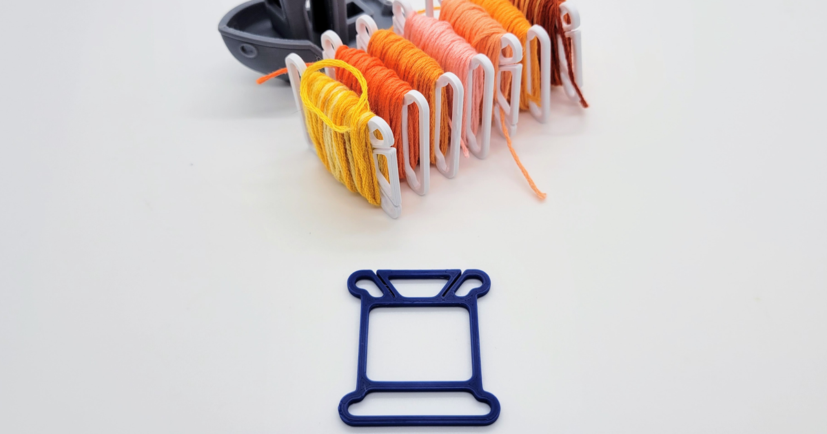 Minimalist Floss Bobbin by Lunar Prototypes | Download free STL model ...