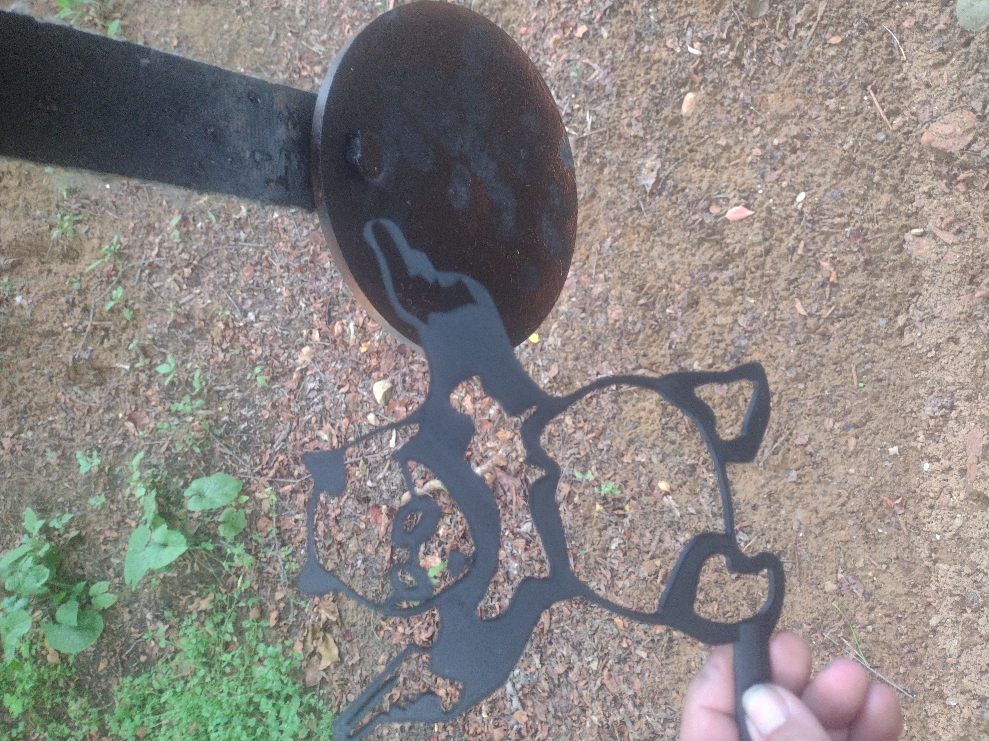 Miniatura 7 do modelo 3D Target Stencil / Bear Arms