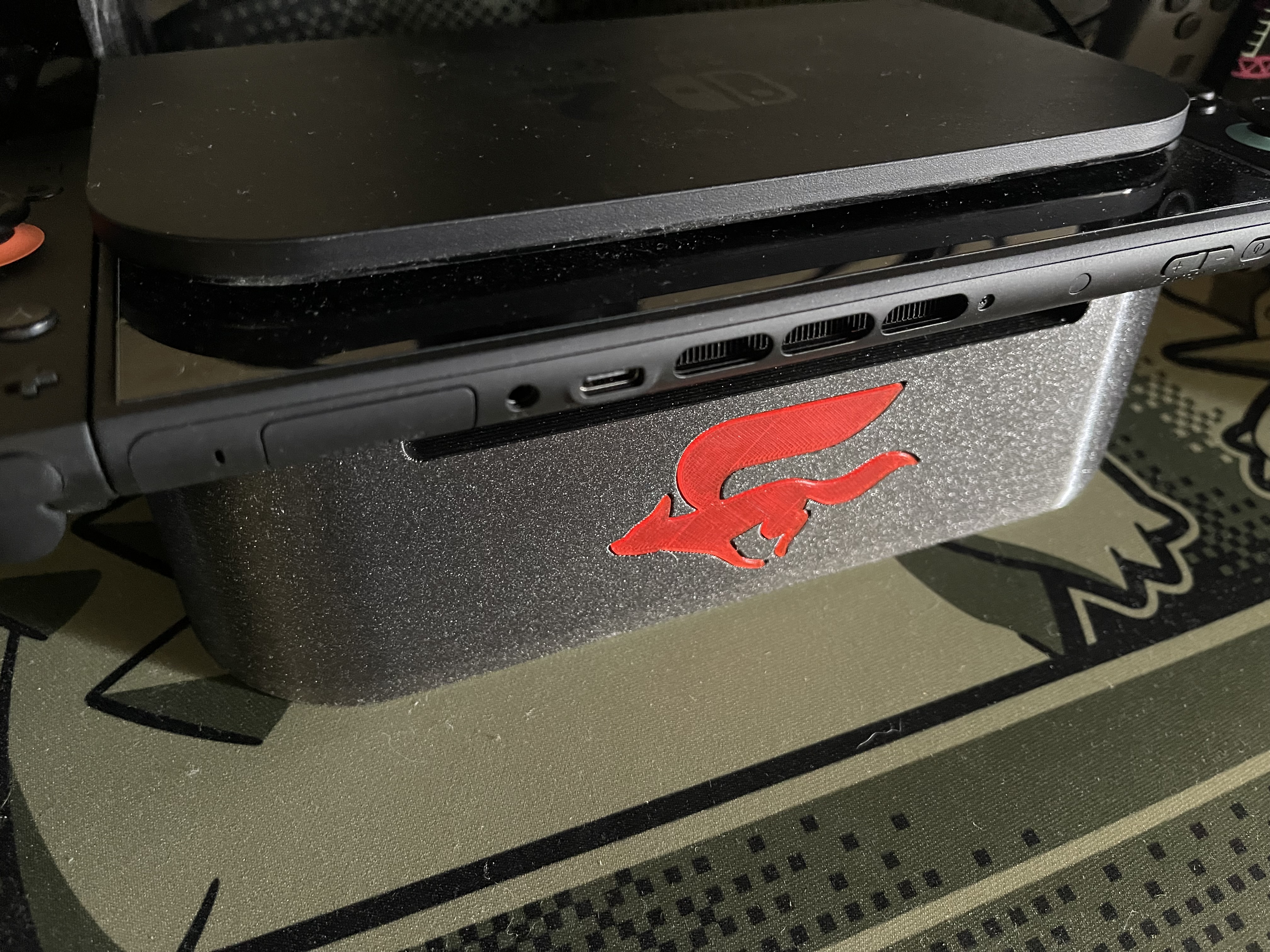 Switch 2 Horizontal Dock Stand w/ StarFox Logo or No Logo
