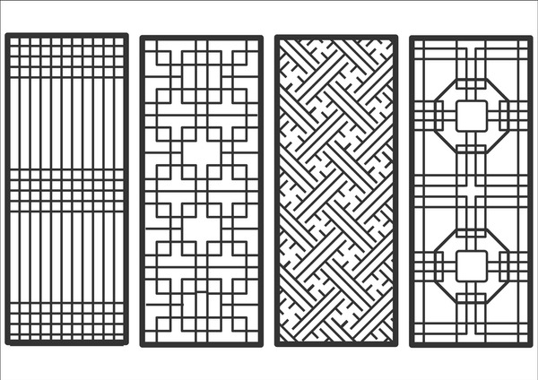 Window Panel Frame Patterns