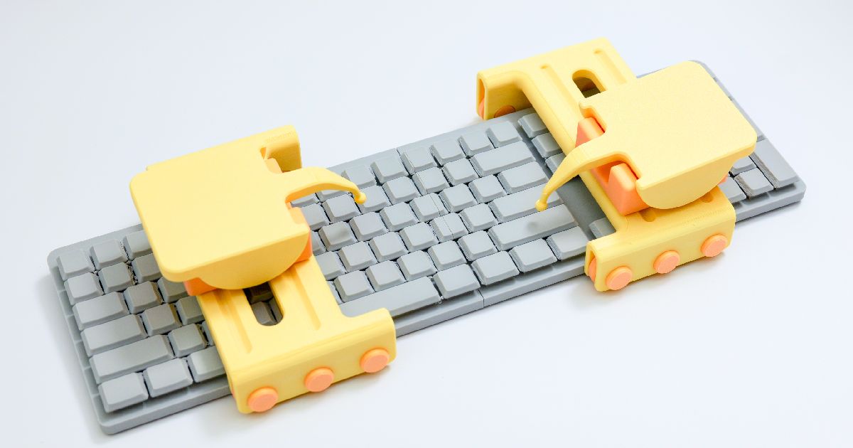 Slide Typing Aid for MX Mechanical by 9percent | Download free STL ...