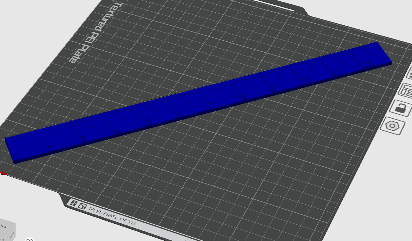 100% Accurate Ruler (very readable)