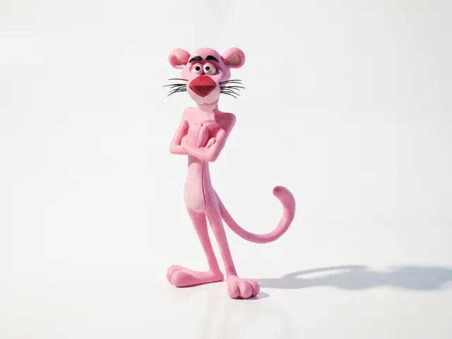 Pink Panther Figurine Cartoon Character 3D Printable