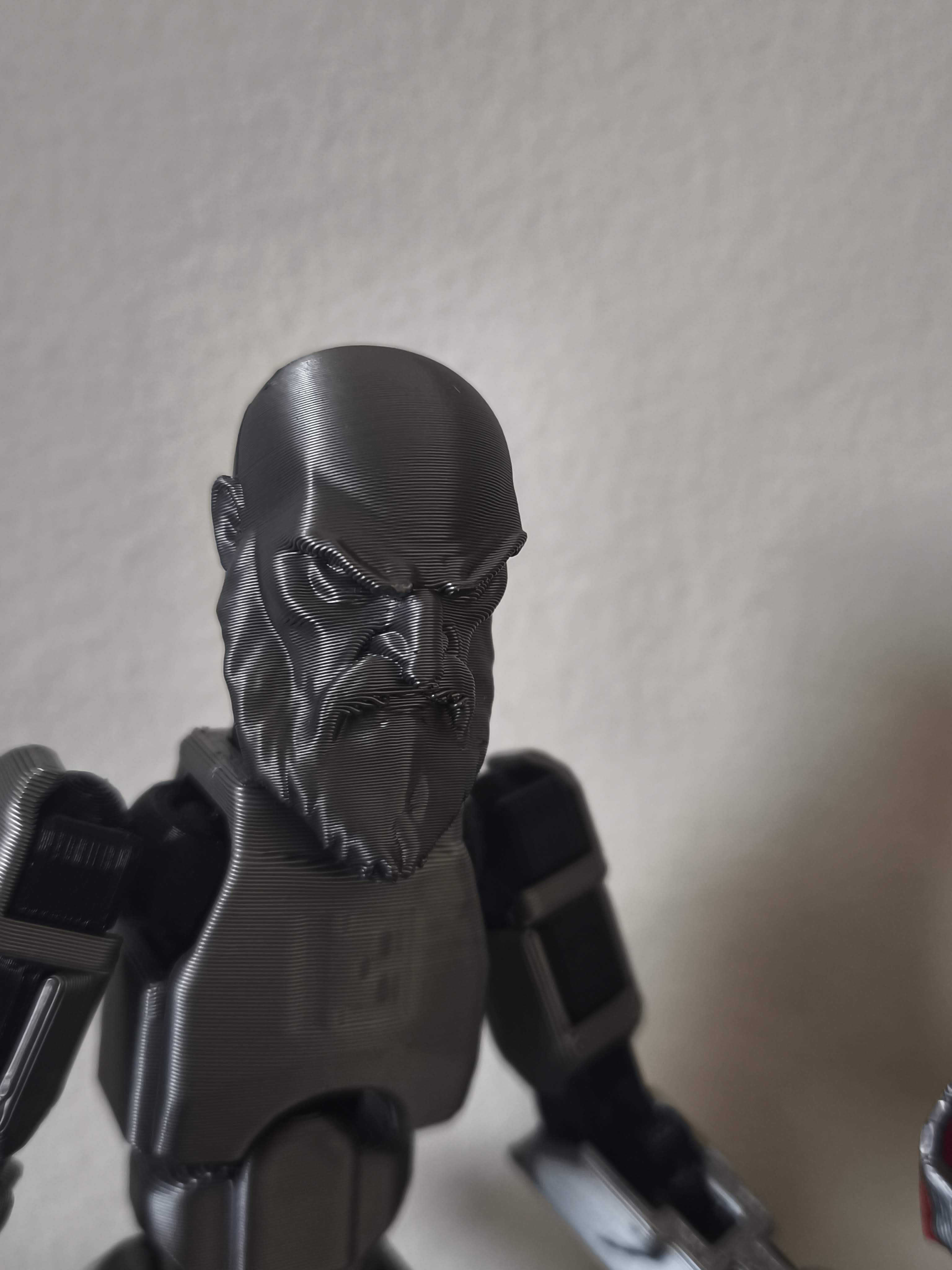 Kratos head from God of War for dummy 13