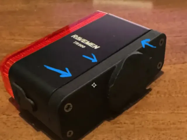 Ravemen TR500 to Garmin mount EXPANDED