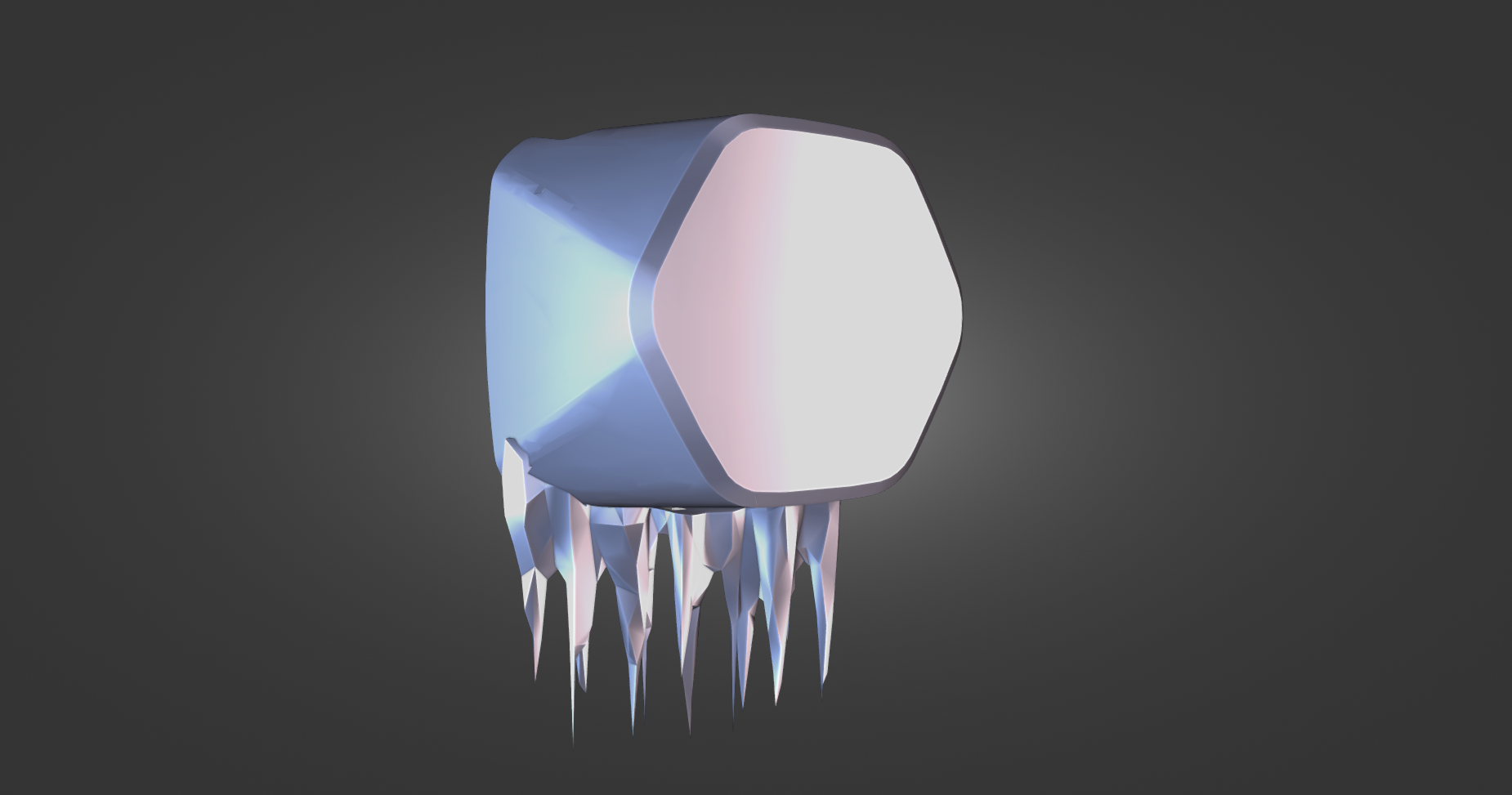 Cooler Master: Elite Liquid custom pump cover Icicle