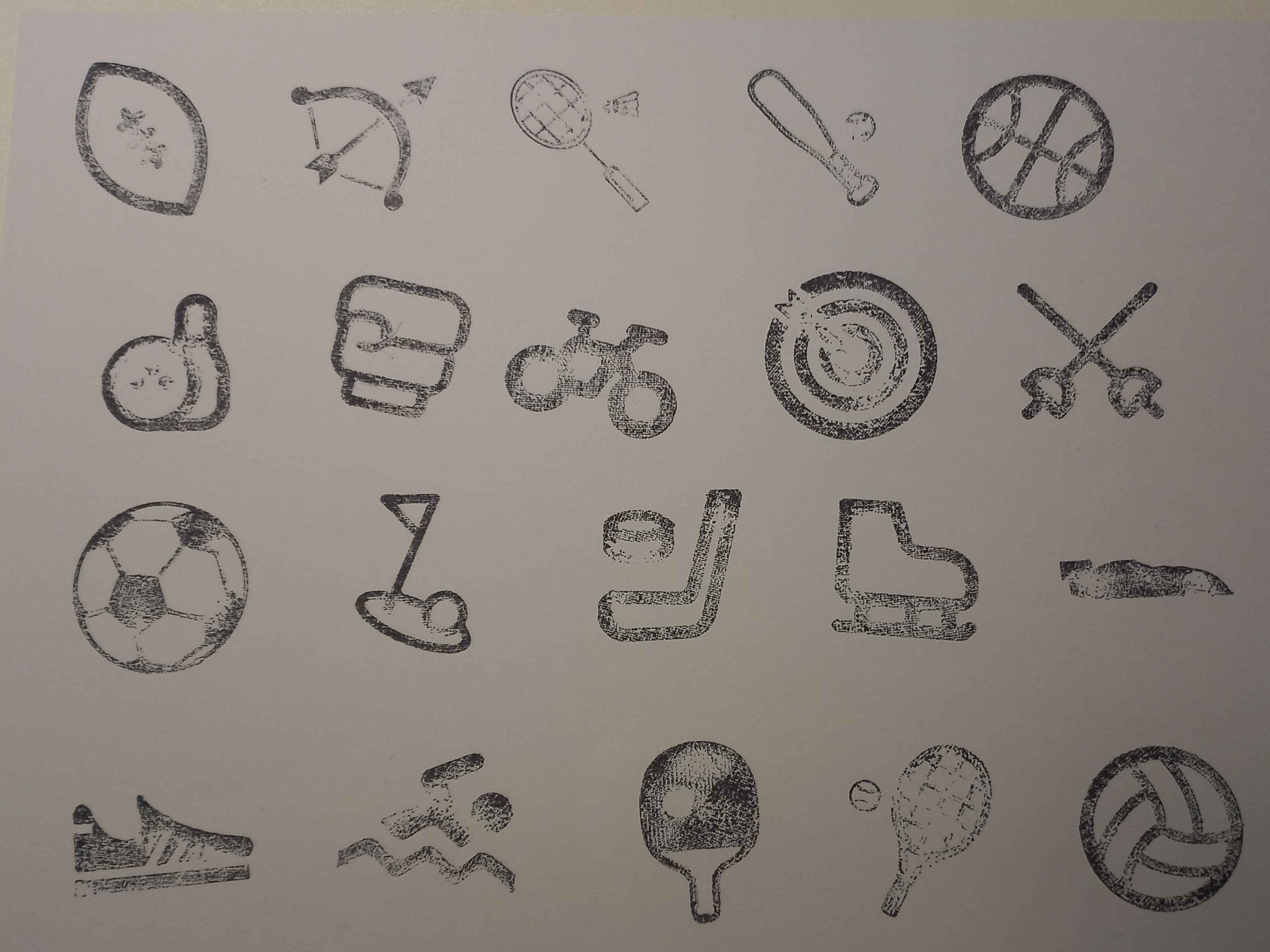 Miniatura 2 do modelo 3D Sport Stamp Inserts