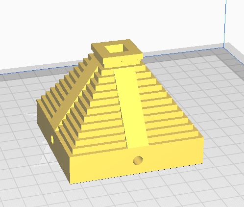 piramide with water