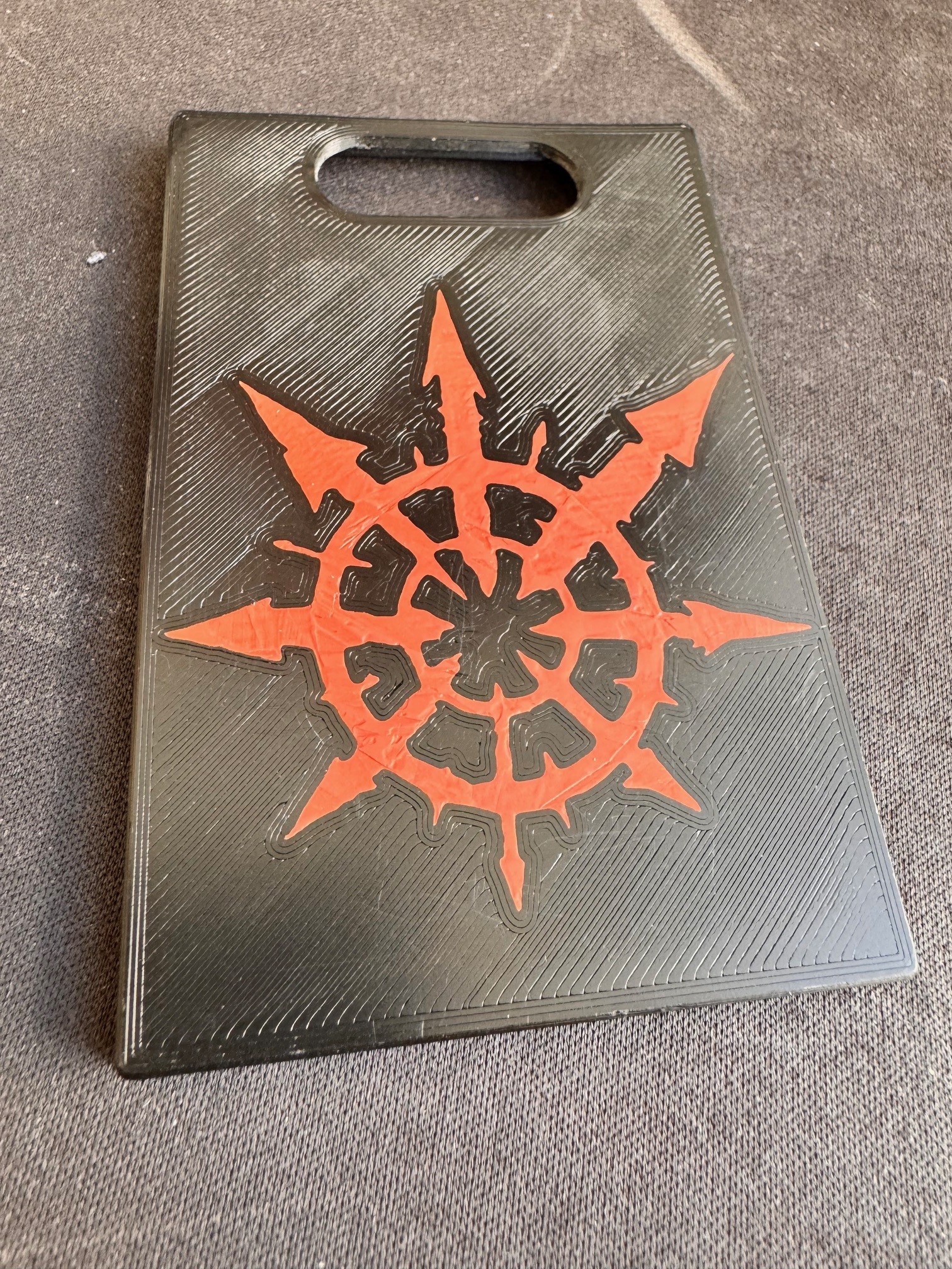 Sturdy card holder 40k Chaos star