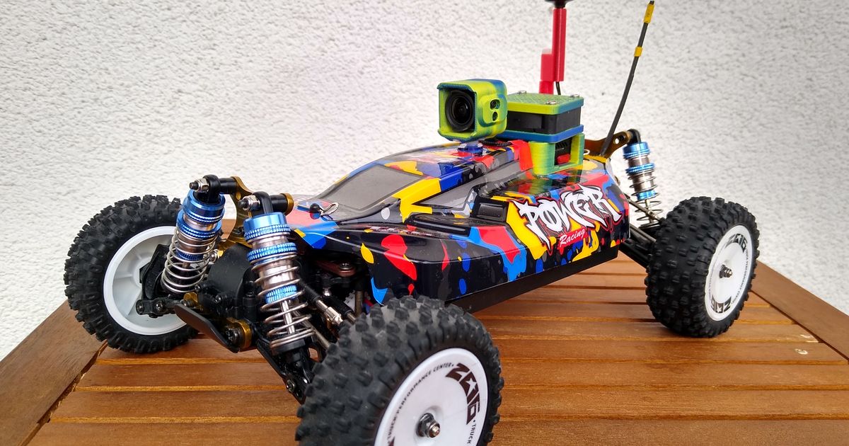 DJI O3 FPV Kit for RC Car (FreeCAD) (updated) by NUeB Download free