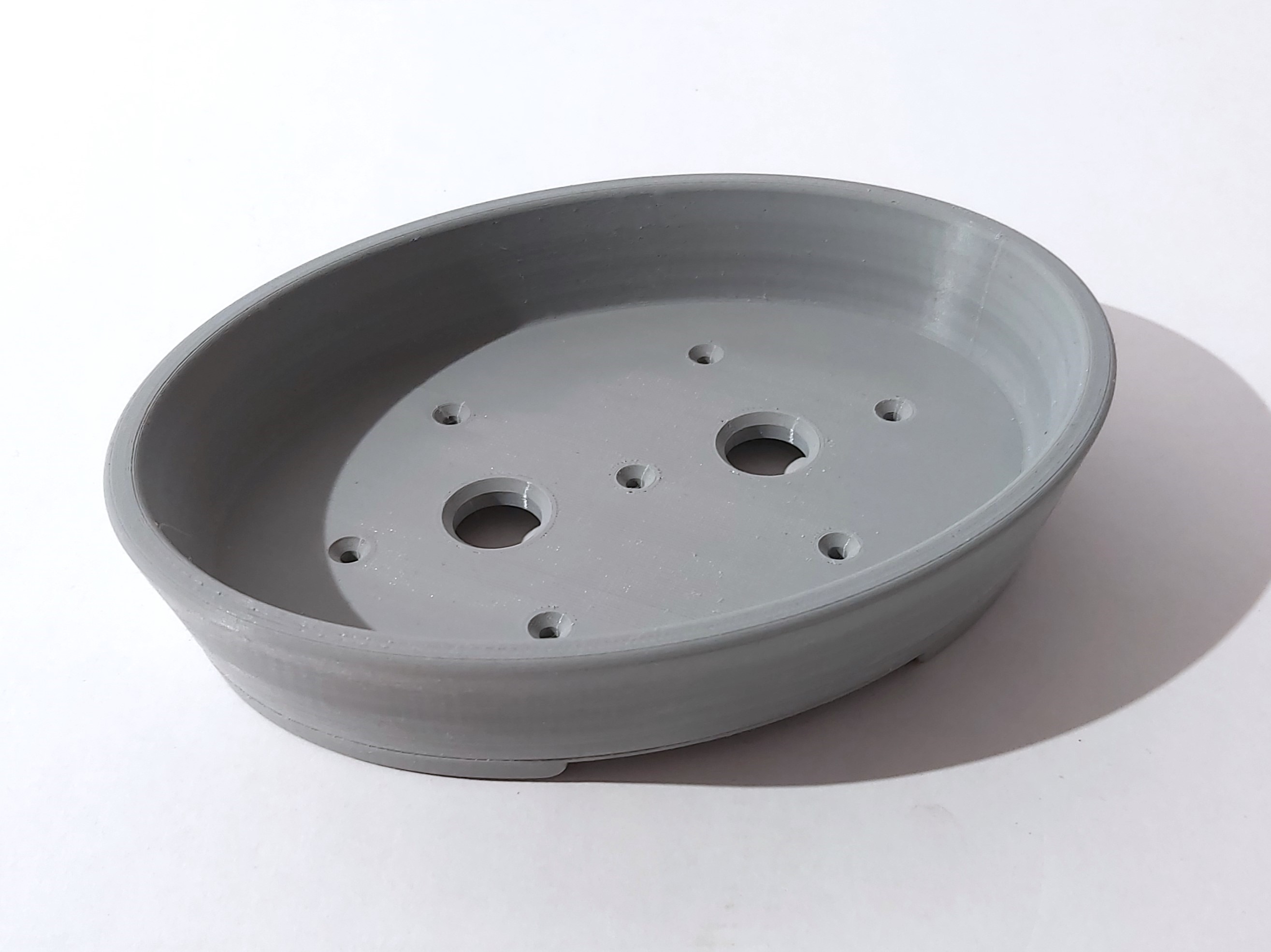 Bonsai pot 12 oval flat 200x150x40mm