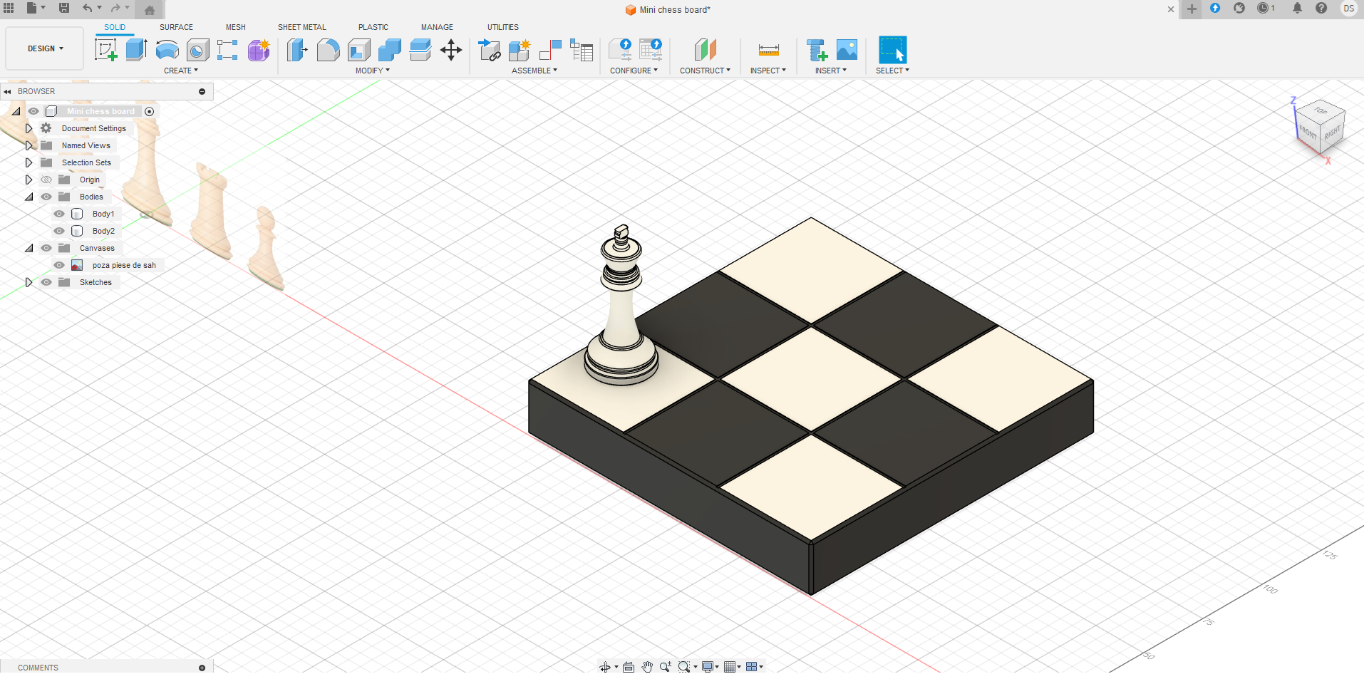 Mini chess board — miniatura 3