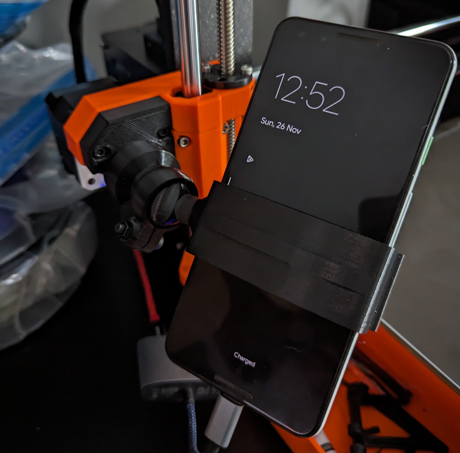 Phone Tripod for Prusa MK4 3D model thumbnail