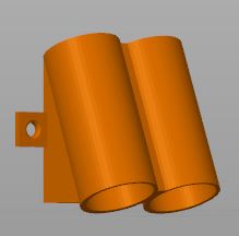 Double Round Switch Wallholder