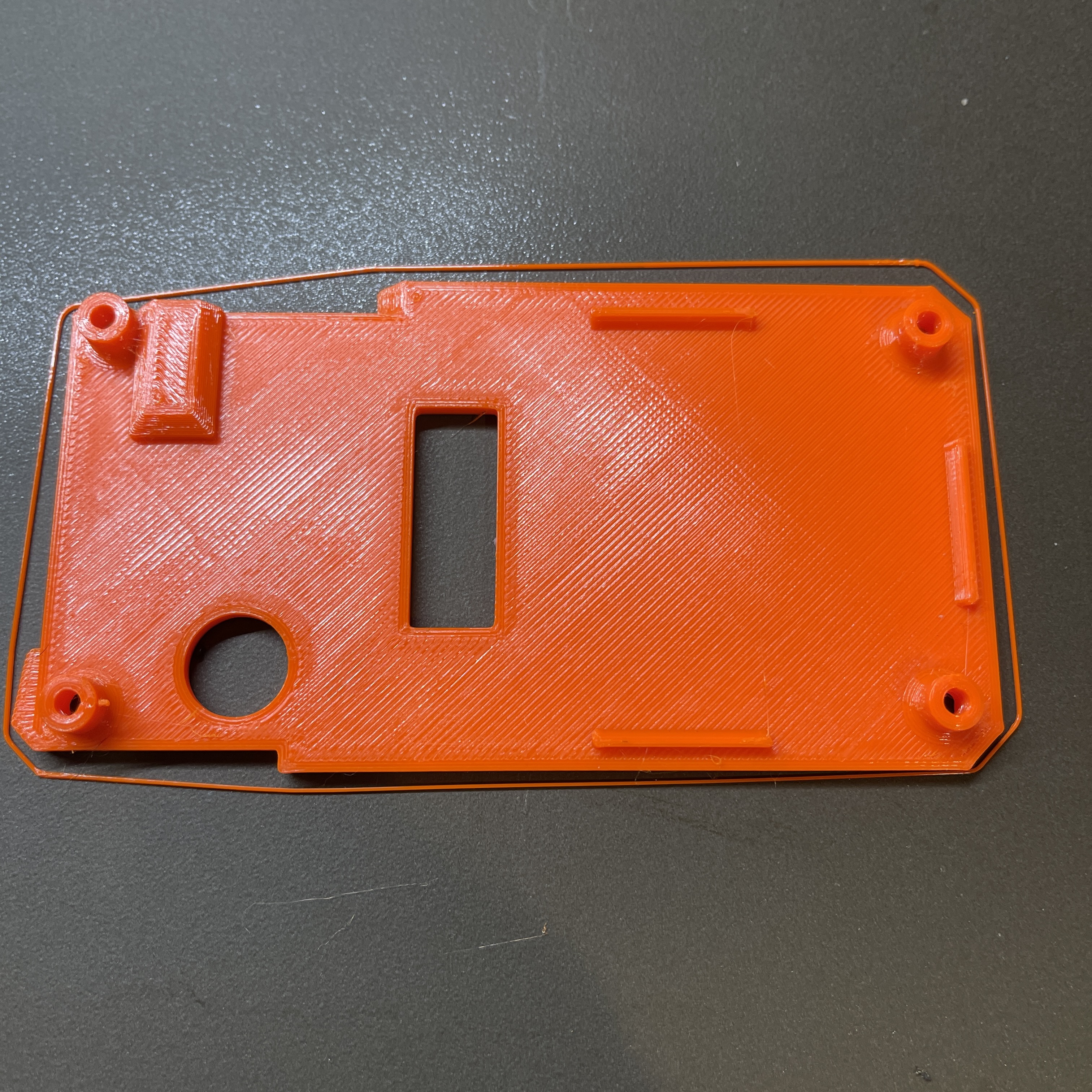 Miniatura 2 do modelo 3D Flat Back Cover for MINI(+) Display USB Case