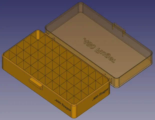 .480 Ruger, Head Down, Spring Latch Modular Ammo Box