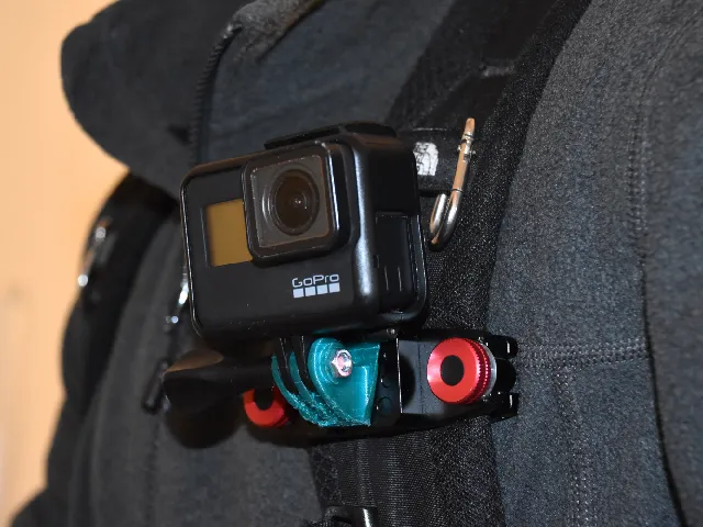 V-lock plate for GoPro