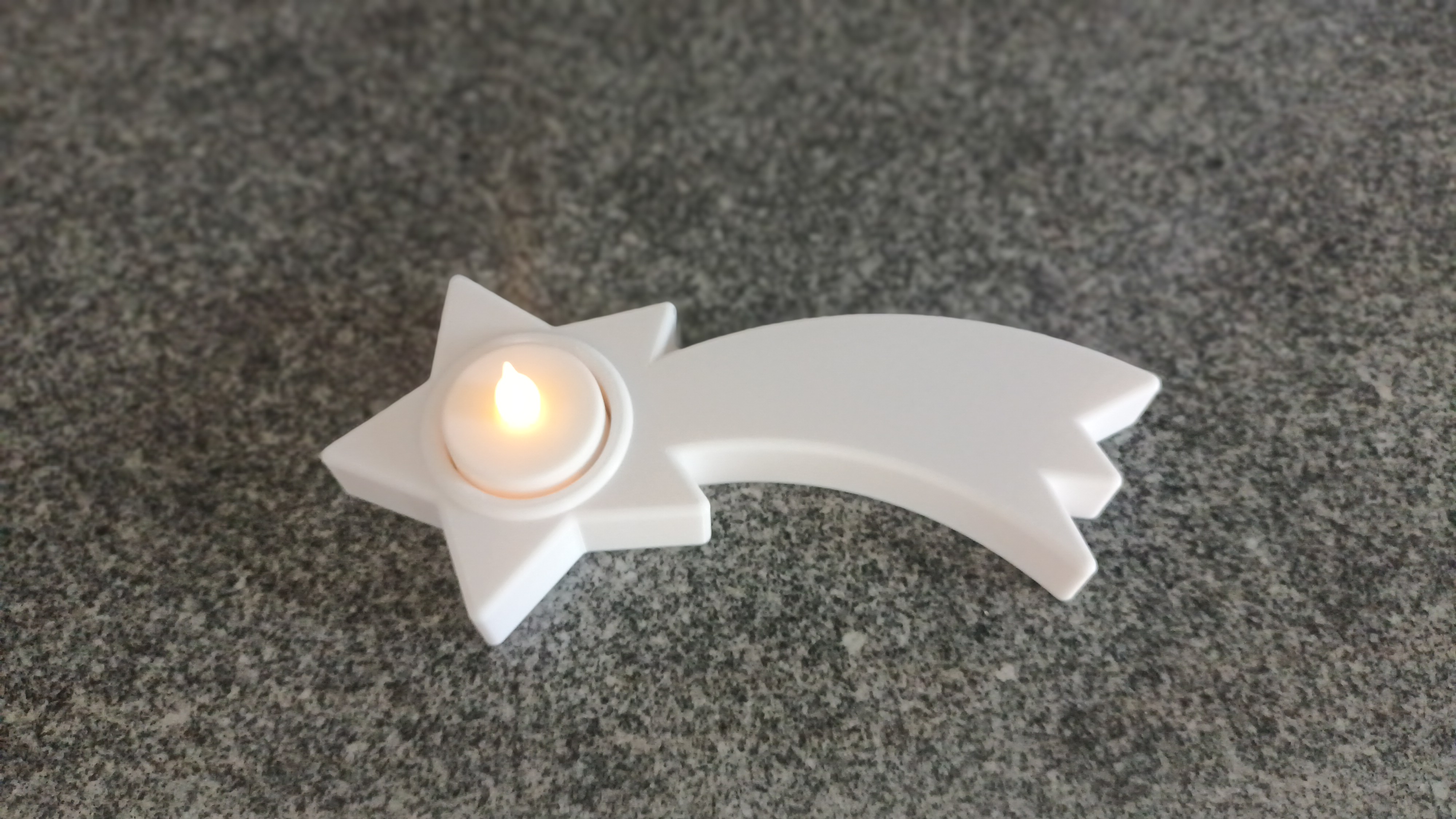 Sternschnuppe Teelichthalter - Shooting Star Tealightholder
