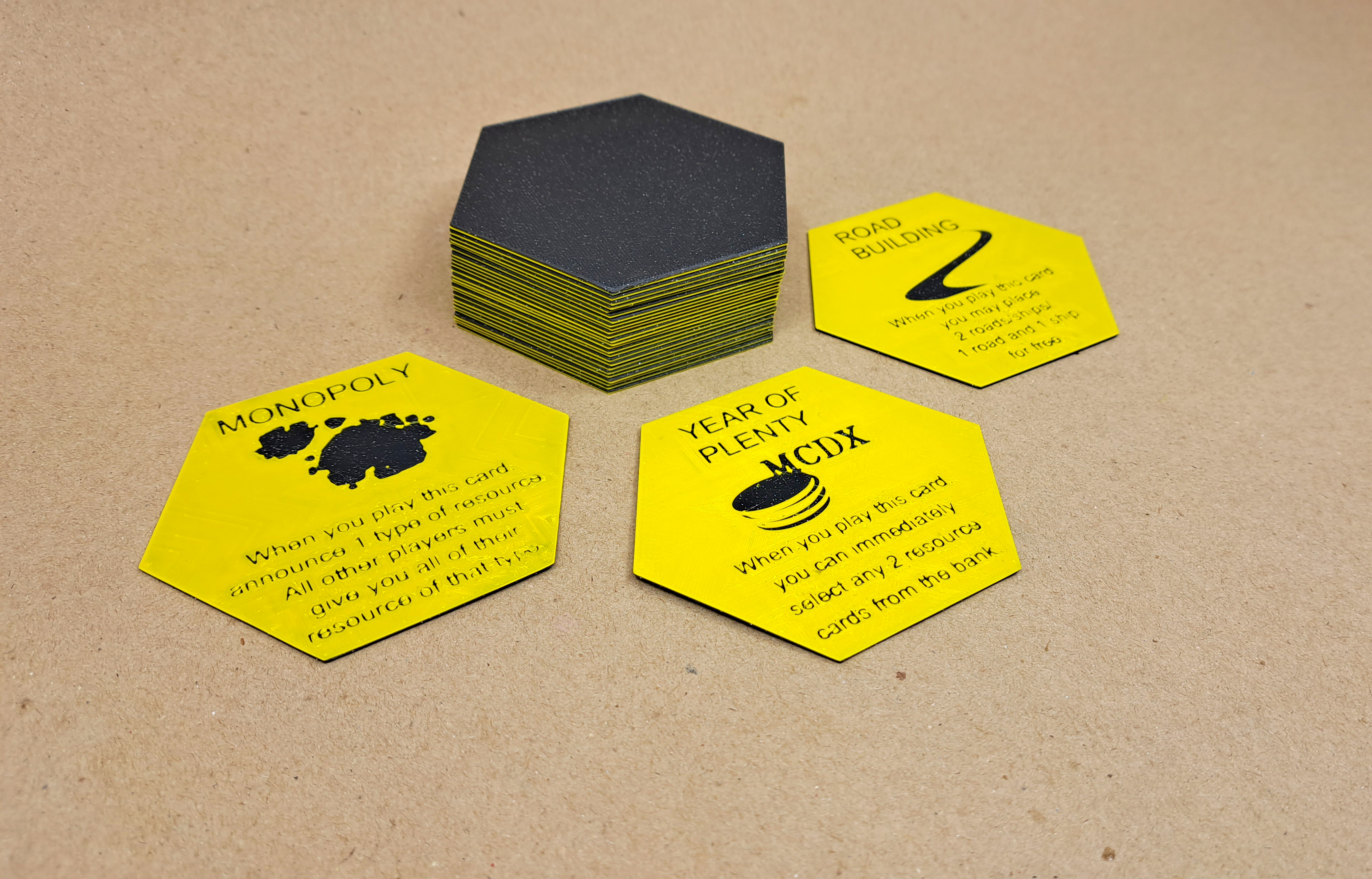 | Catan | Development cards