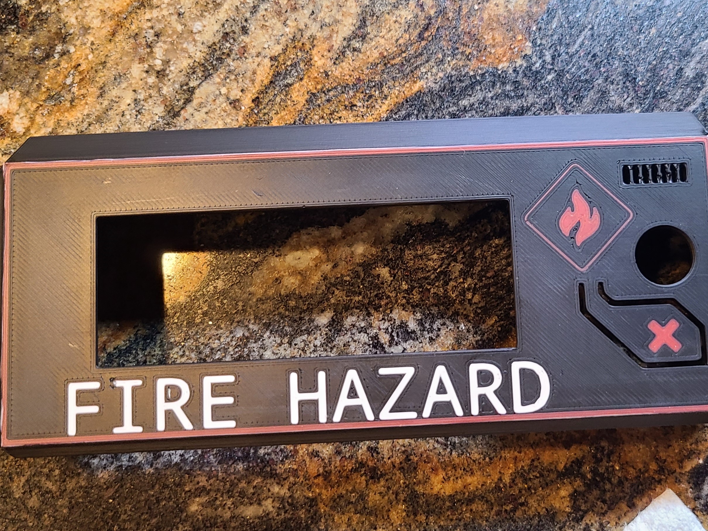 Vanity LCD Holder MK3S - Fire Hazard