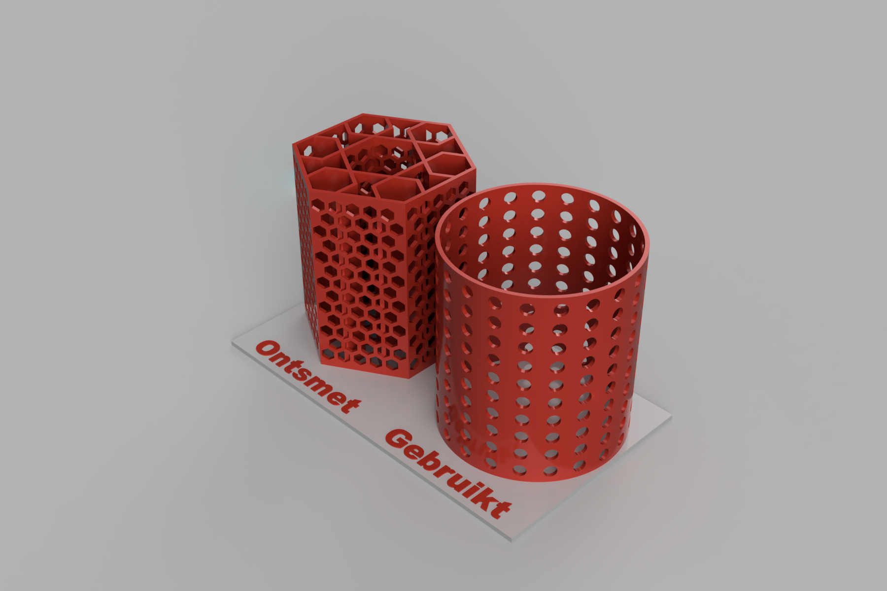 Covid pen holder (Dutch and without text)