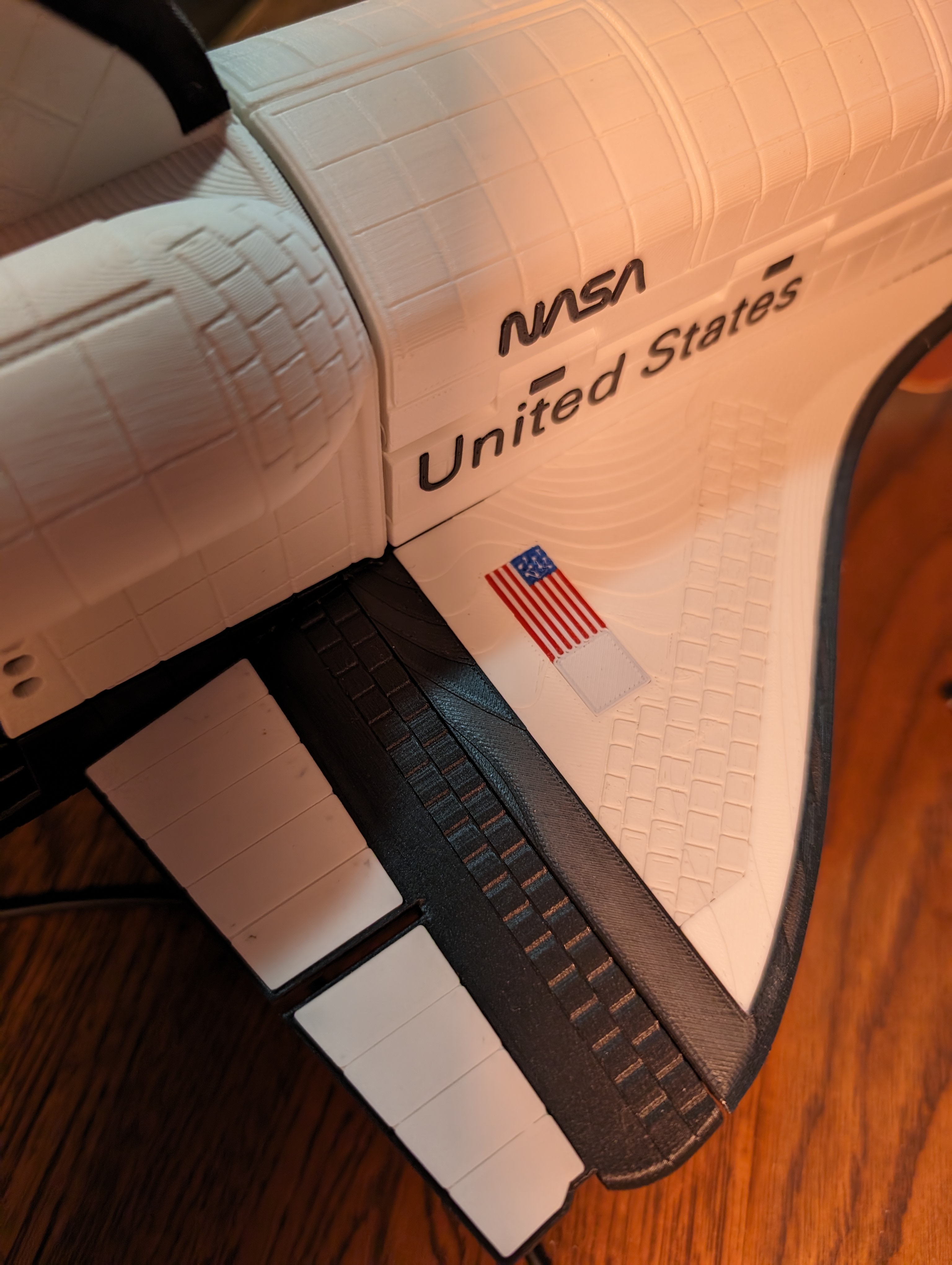 American Flag for Shuttle Endeavour