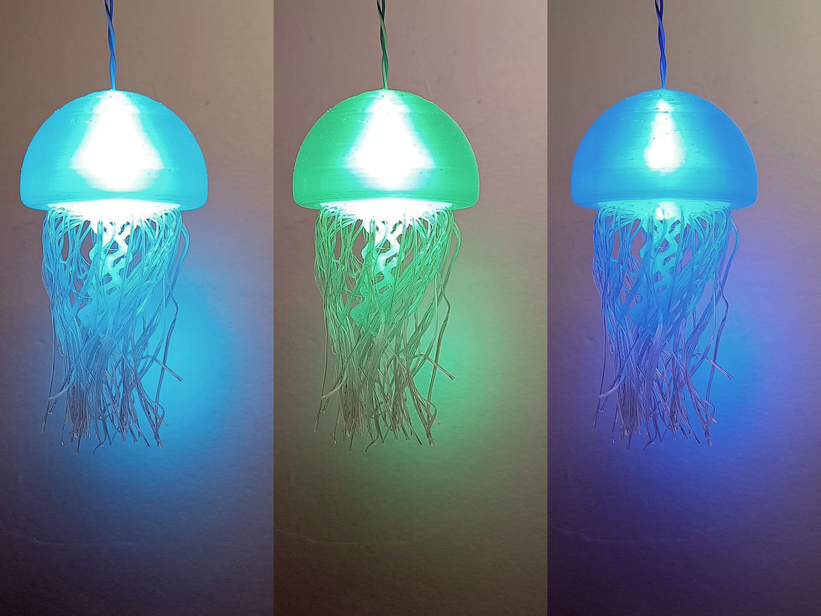 Jellyfish LED Light (diffuser) for standard LED string by Wim V