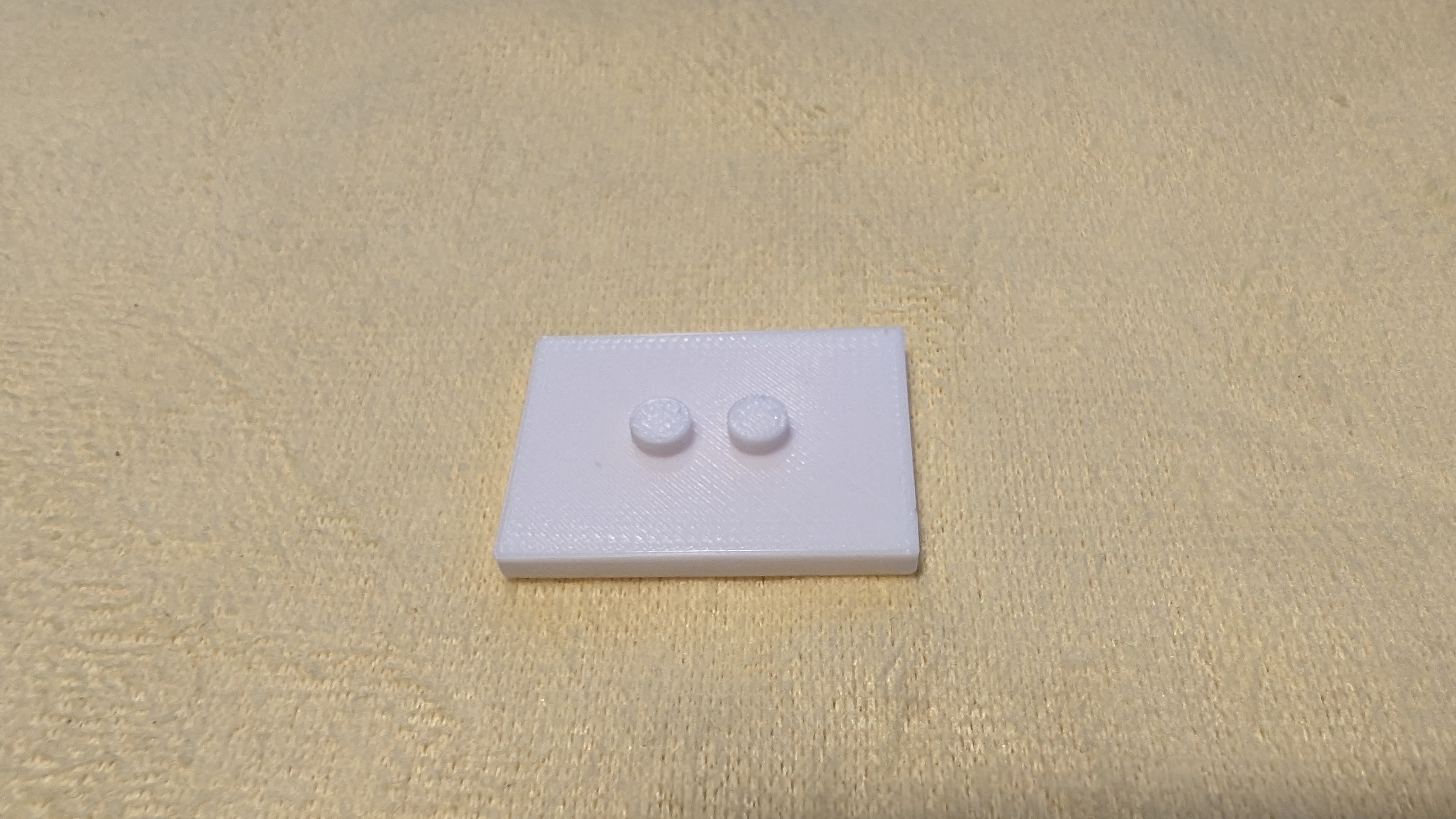 Two stud Lego baseplate — miniatura 3