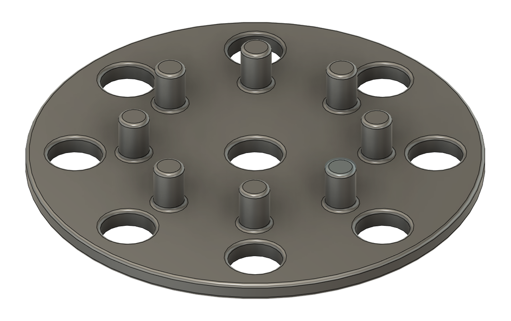 Center tool for 125mm sanding disk