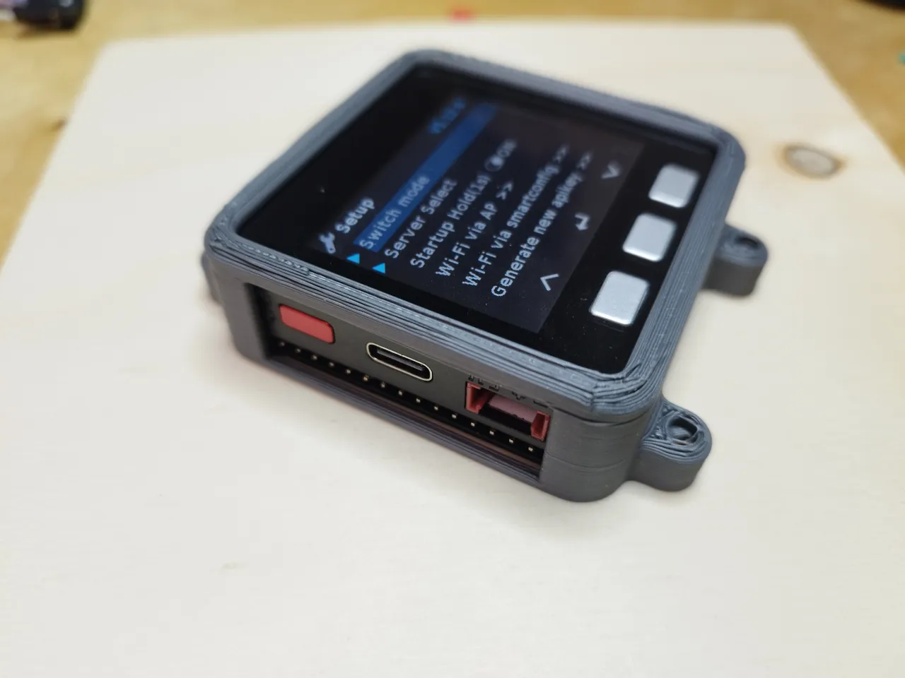 m5stack core basic mount with M3 Threaded inserts by TimoK 
