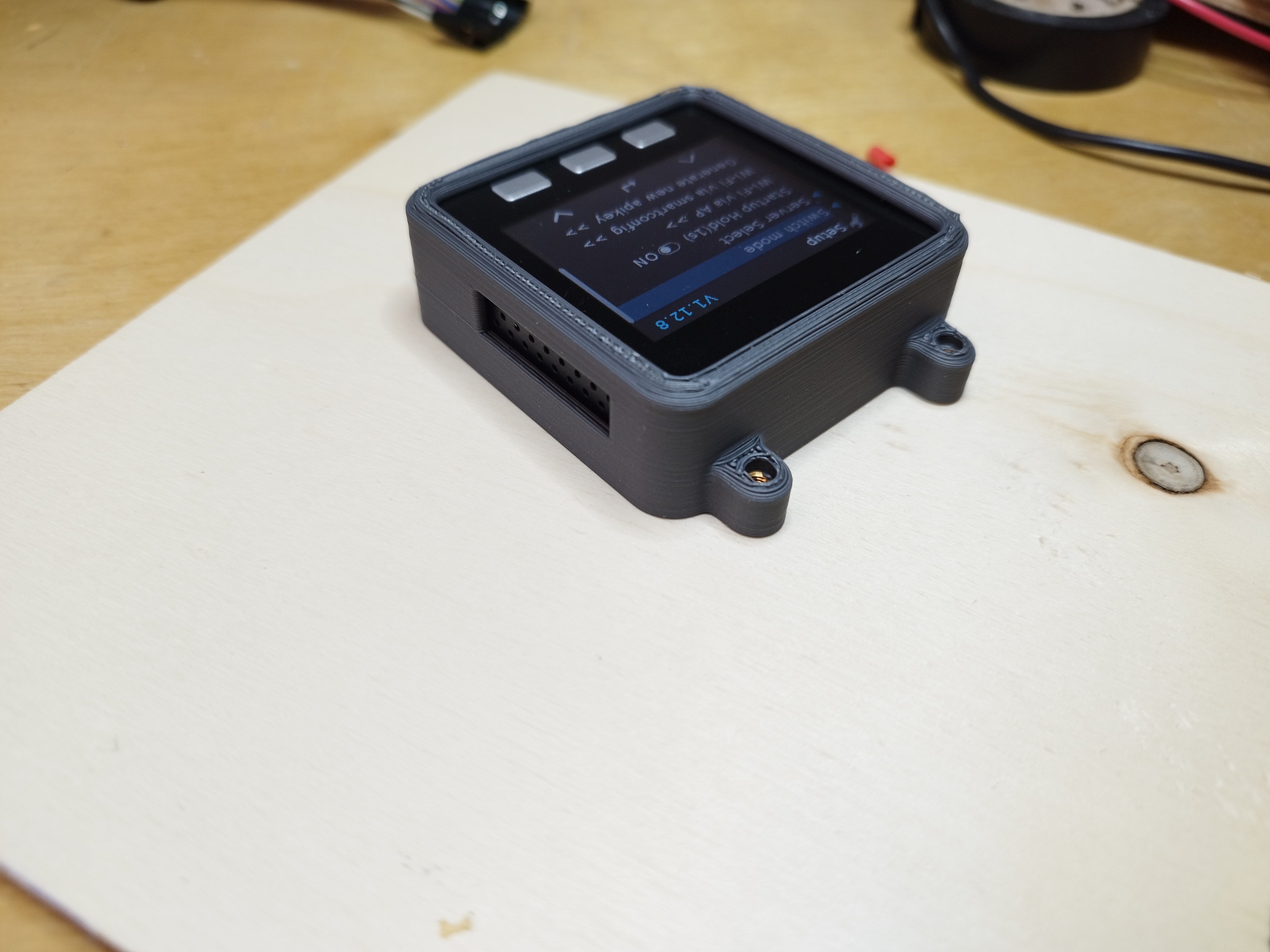 m5stack core basic mount with M3 Threaded inserts — miniatura 12