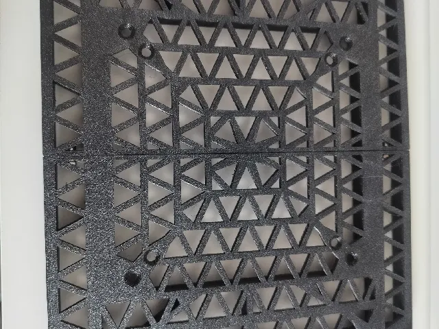 Cross Brace with triangles for smaller printers