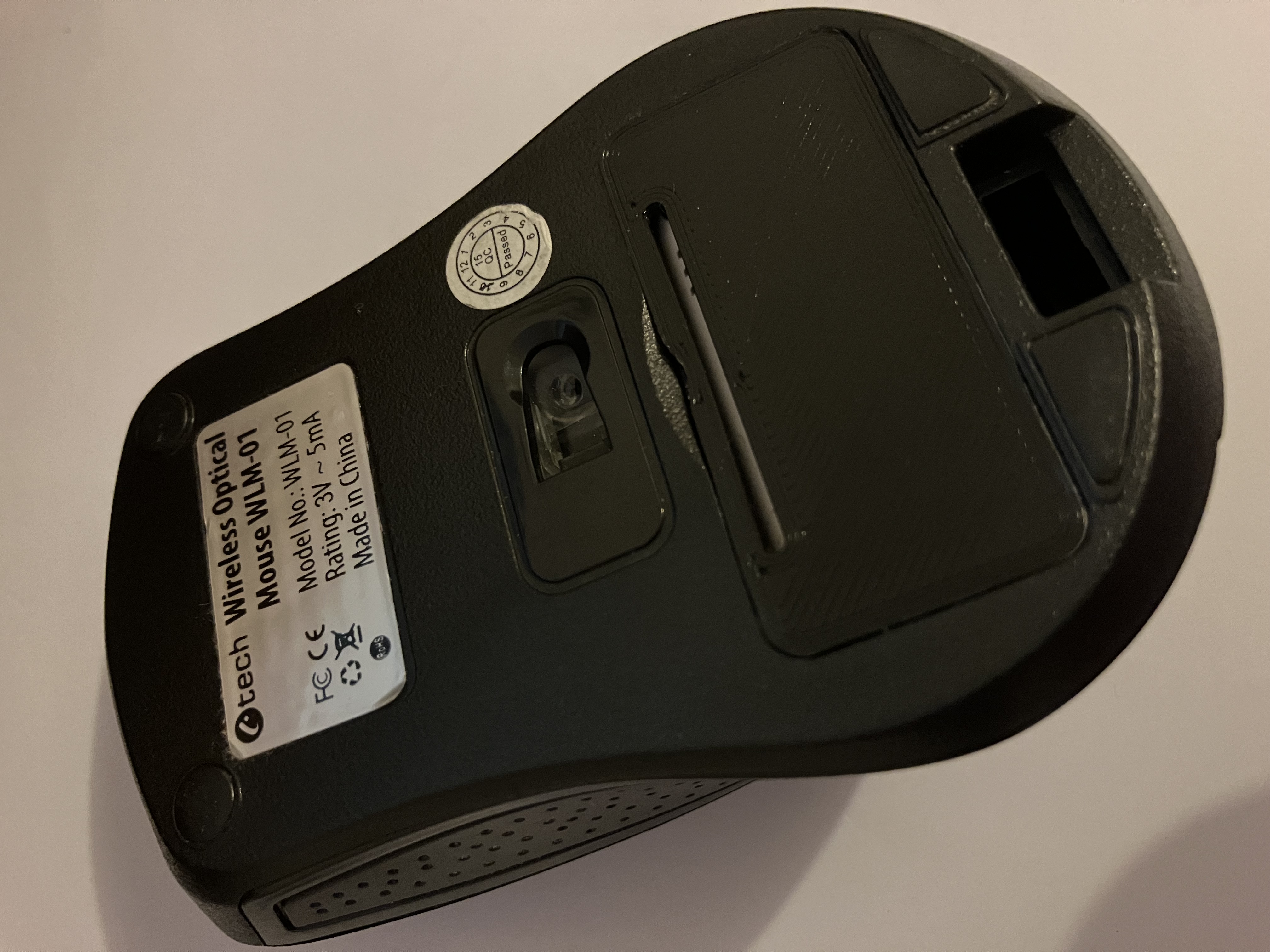 WLM-01 wireless mouse battery cover