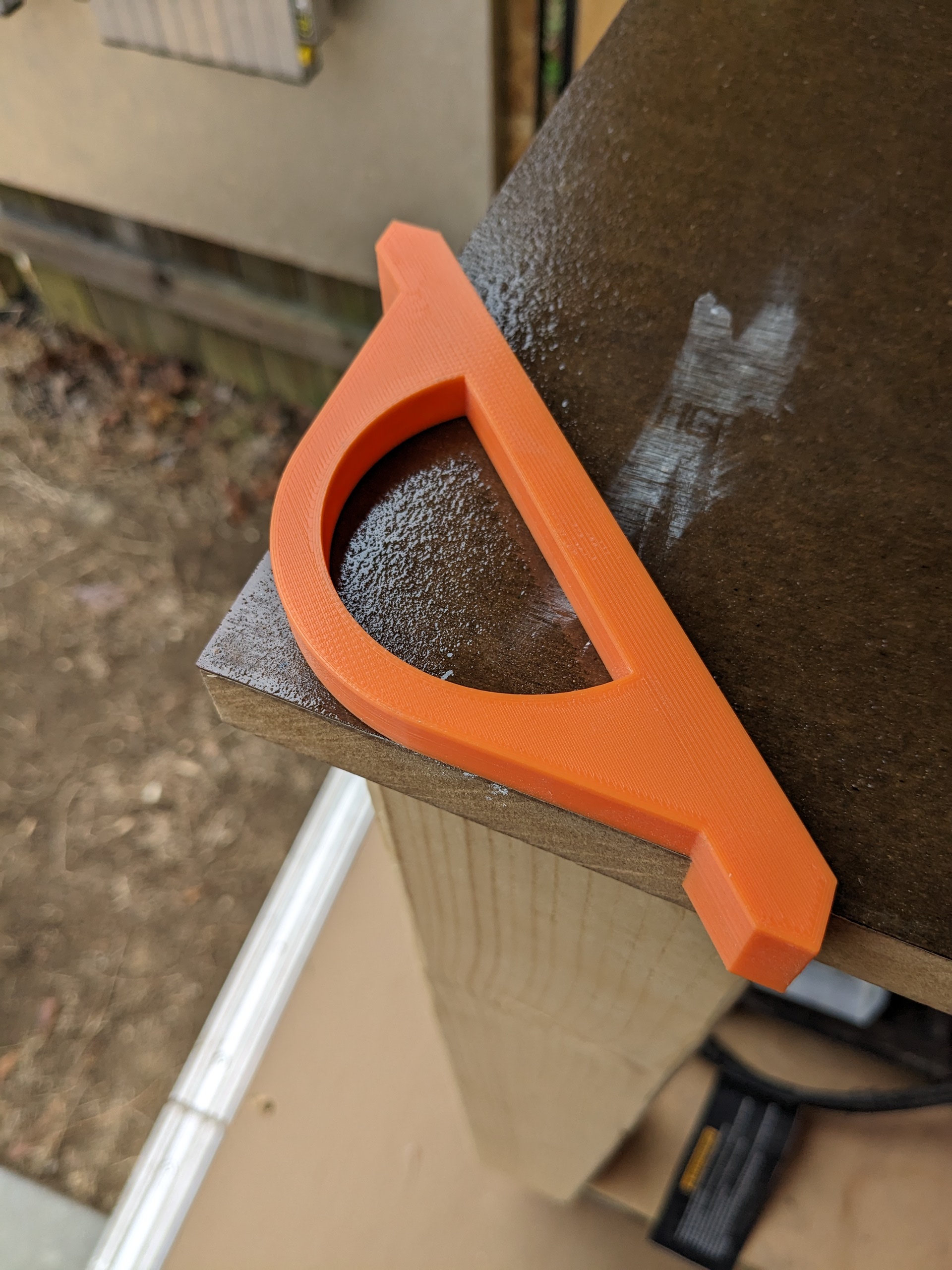 Round corner routing flush trim guide by Andrew Download free STL