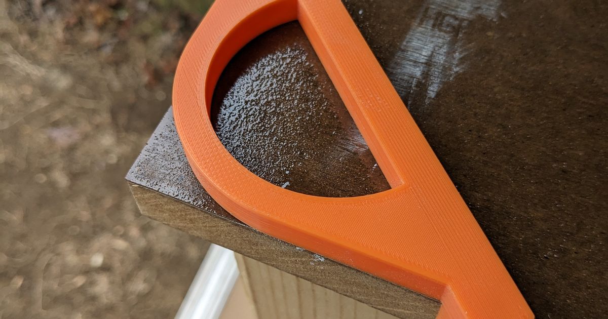 Round corner routing flush trim guide by Andrew Download free STL