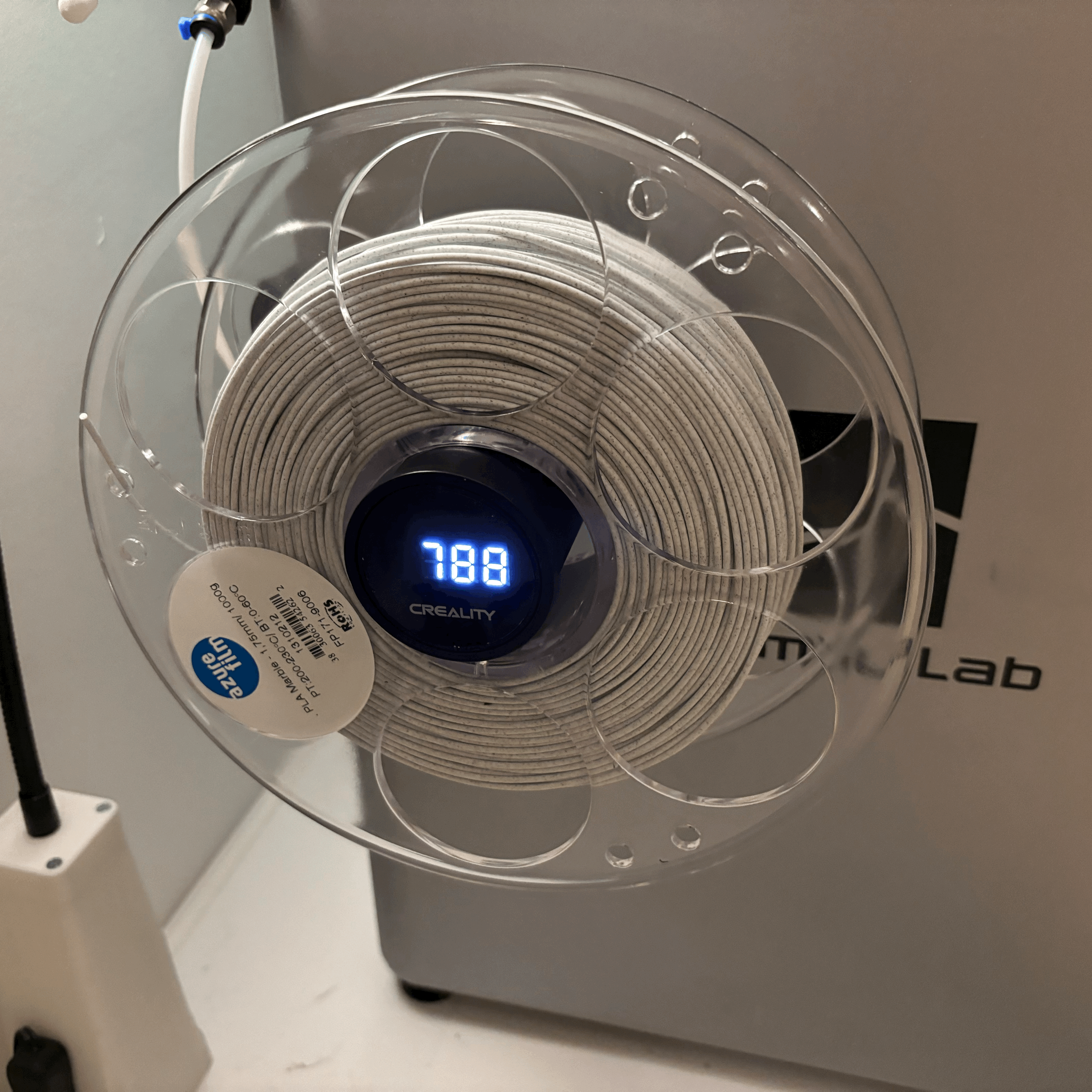 X1C Sidemounted Spoolholder AMS (remixed for Creality 3D Digital Spool)