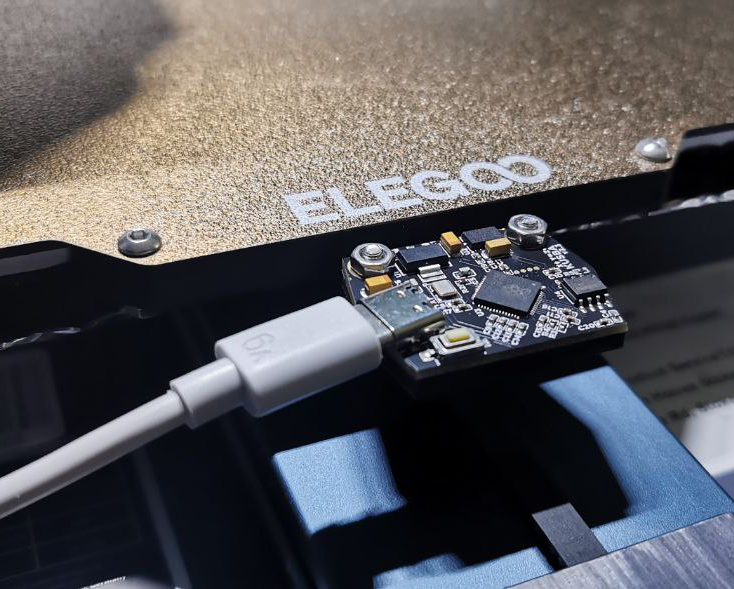Elegoo Neptune 3 Pro - kusba adxl345 usb mounts